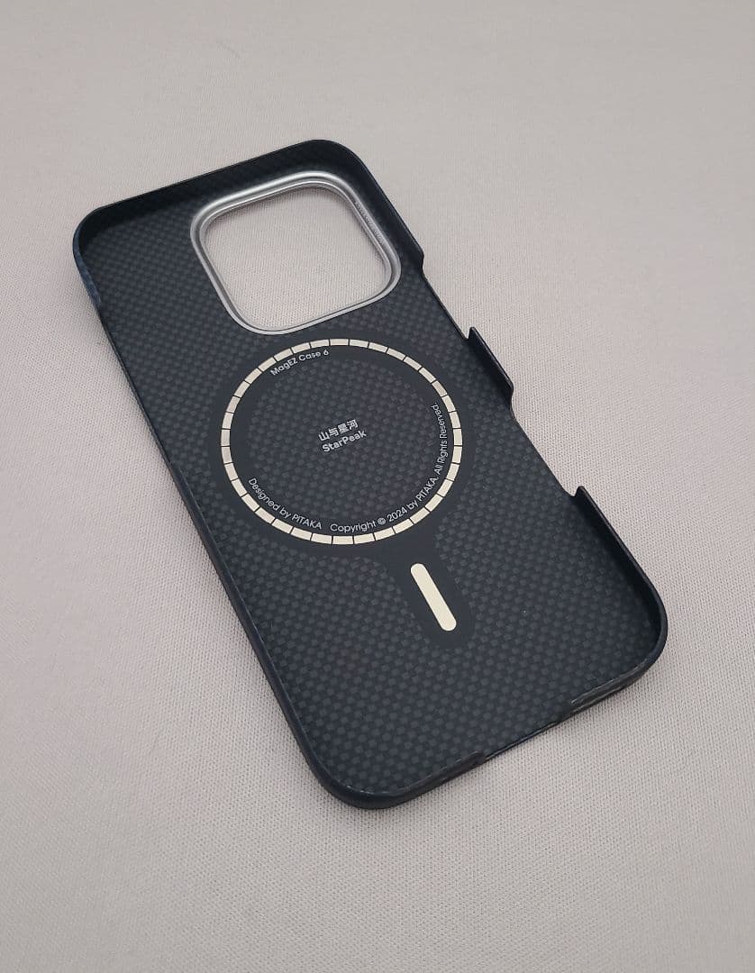 未使用 PITAKA iPhone 16 pro ケース 浮織 アラミド繊維