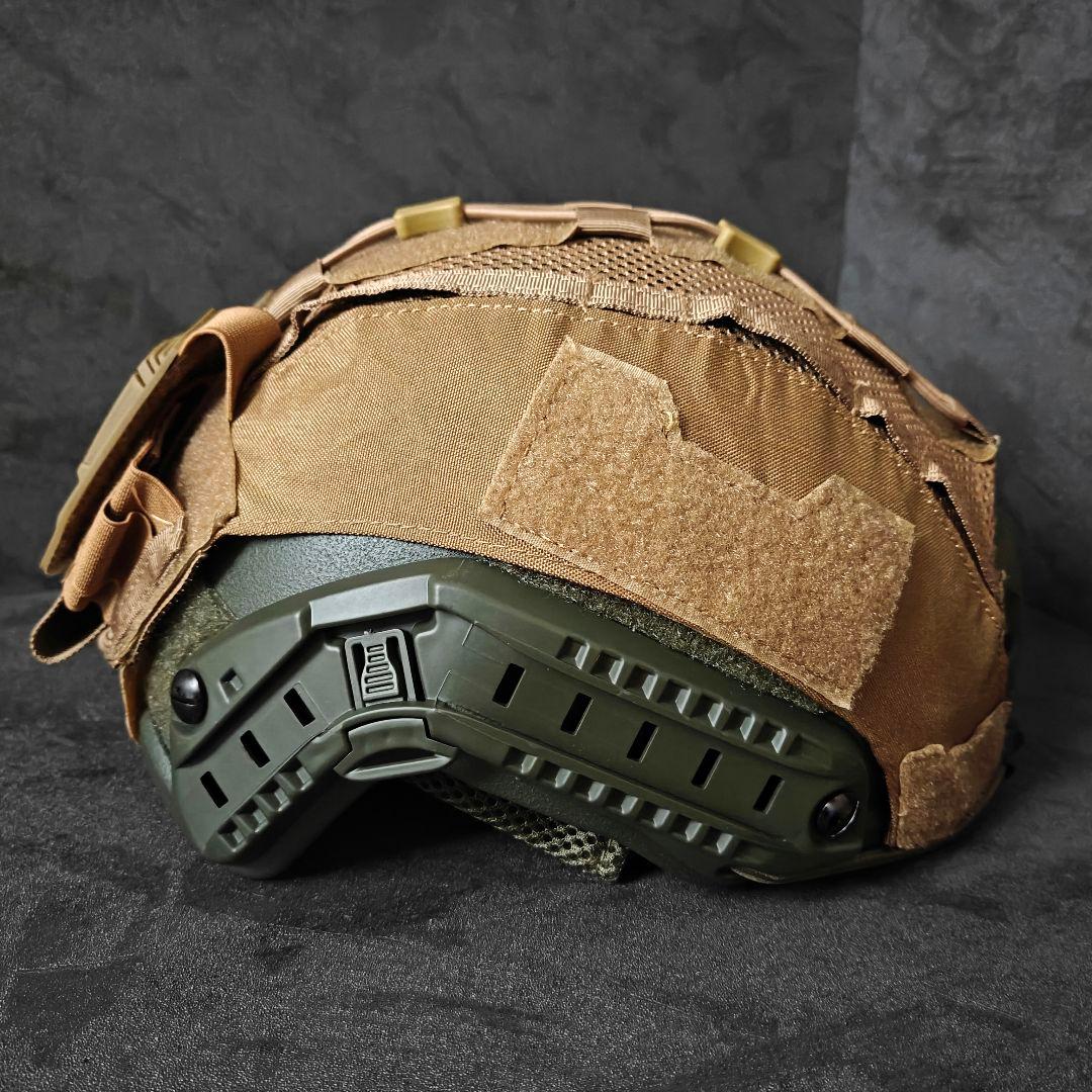 実物NIJ IIIA防弾ヘルメット Fast SFタイプ　AGILITEカバーT