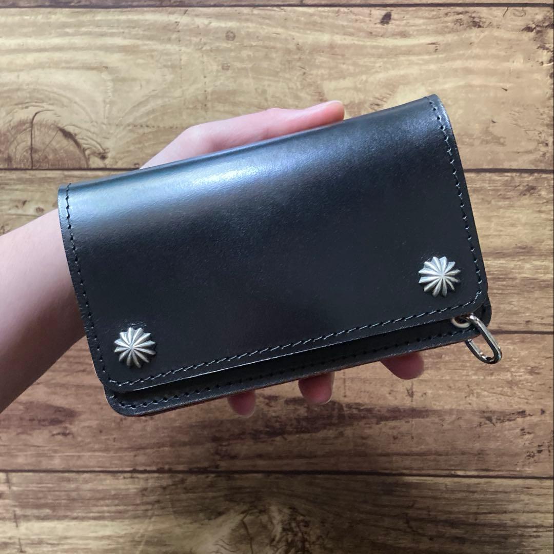 【高山道博様ご確認用】ミドルトラッカーウォレット【お札を折らずに収納】