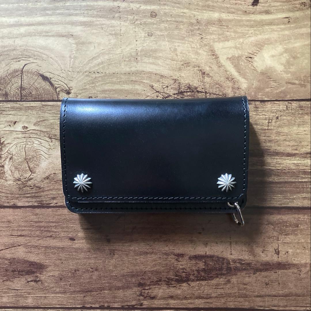 【高山道博様ご確認用】ミドルトラッカーウォレット【お札を折らずに収納】