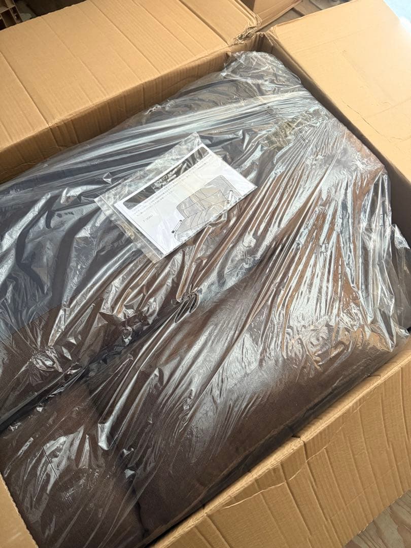 新品　幅120センチ　SDリクライニング　ソファベッド　セミダブル　ブラウン