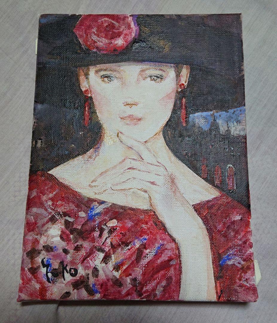 中島裕子油彩画　Yuko