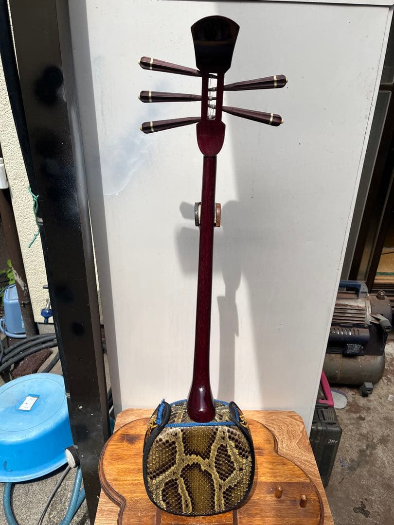 沖縄三線　五弦パープルハート