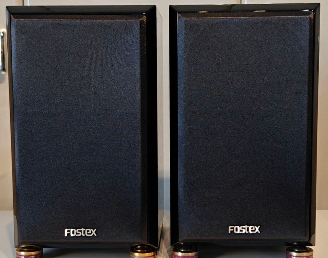 ​【限定色・元箱付】FOSTEX GX100 グロッシーブラック スピーカー