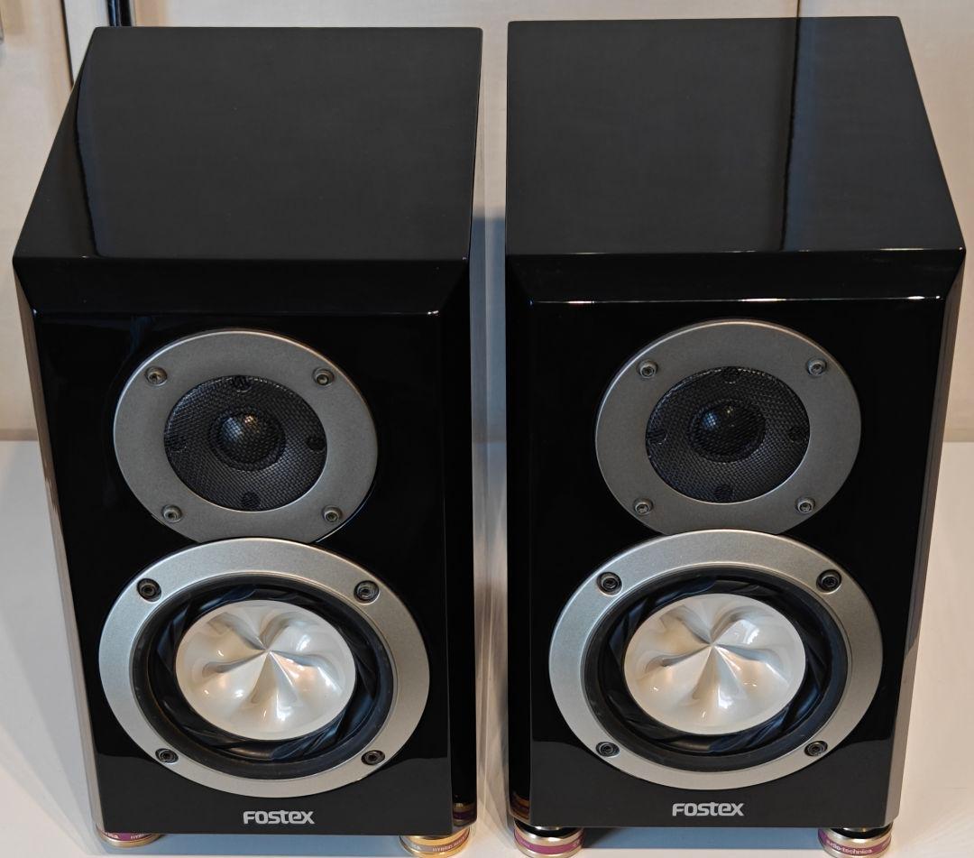 ​【限定色・元箱付】FOSTEX GX100 グロッシーブラック スピーカー