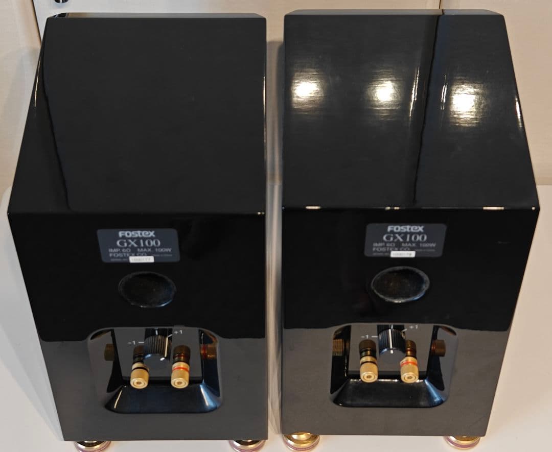 ​【限定色・元箱付】FOSTEX GX100 グロッシーブラック スピーカー