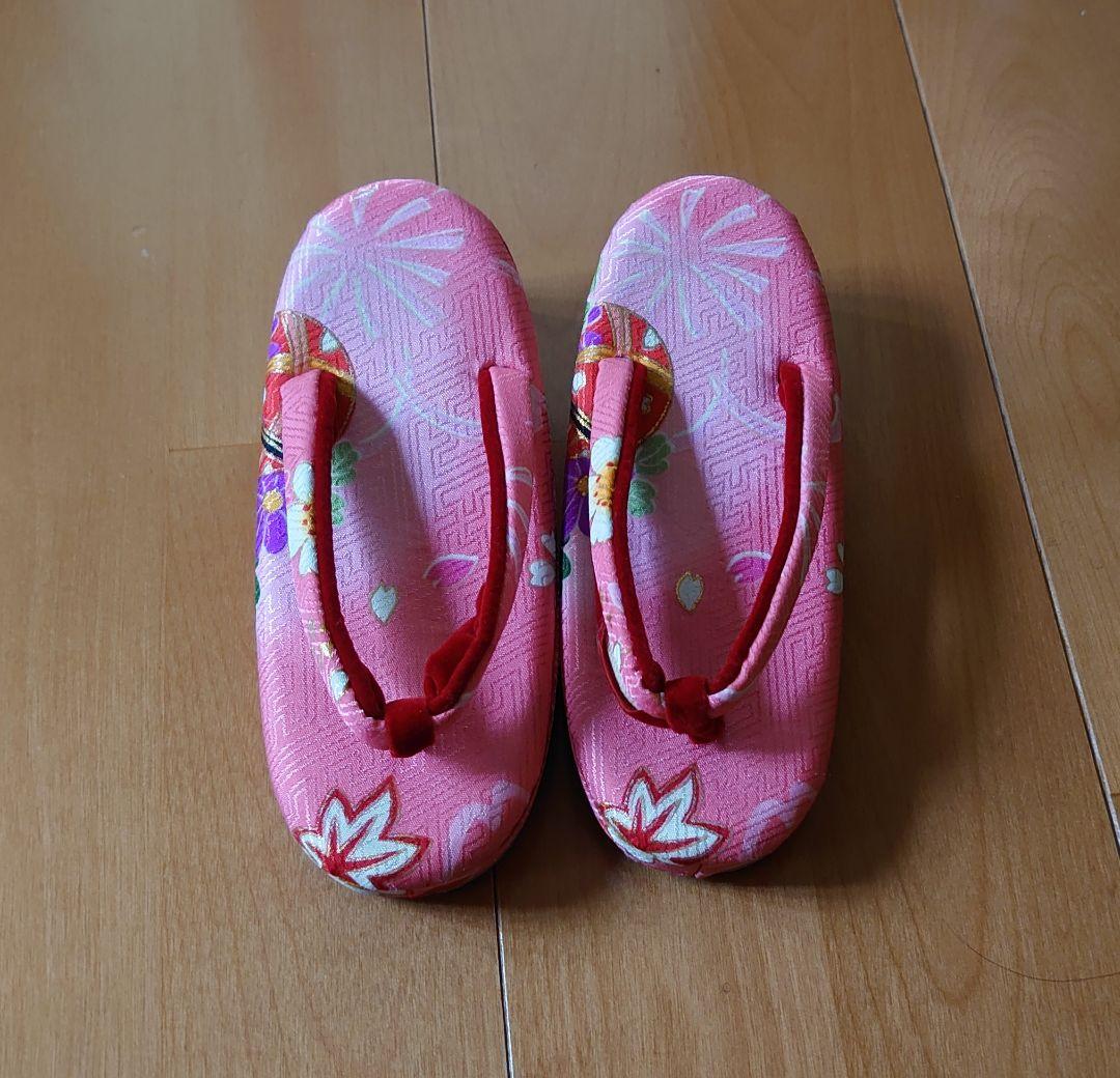 七五三 着物セット 草履 足袋 花柄お祝い着3歳5歳 お正月ひな祭り記念撮影写真