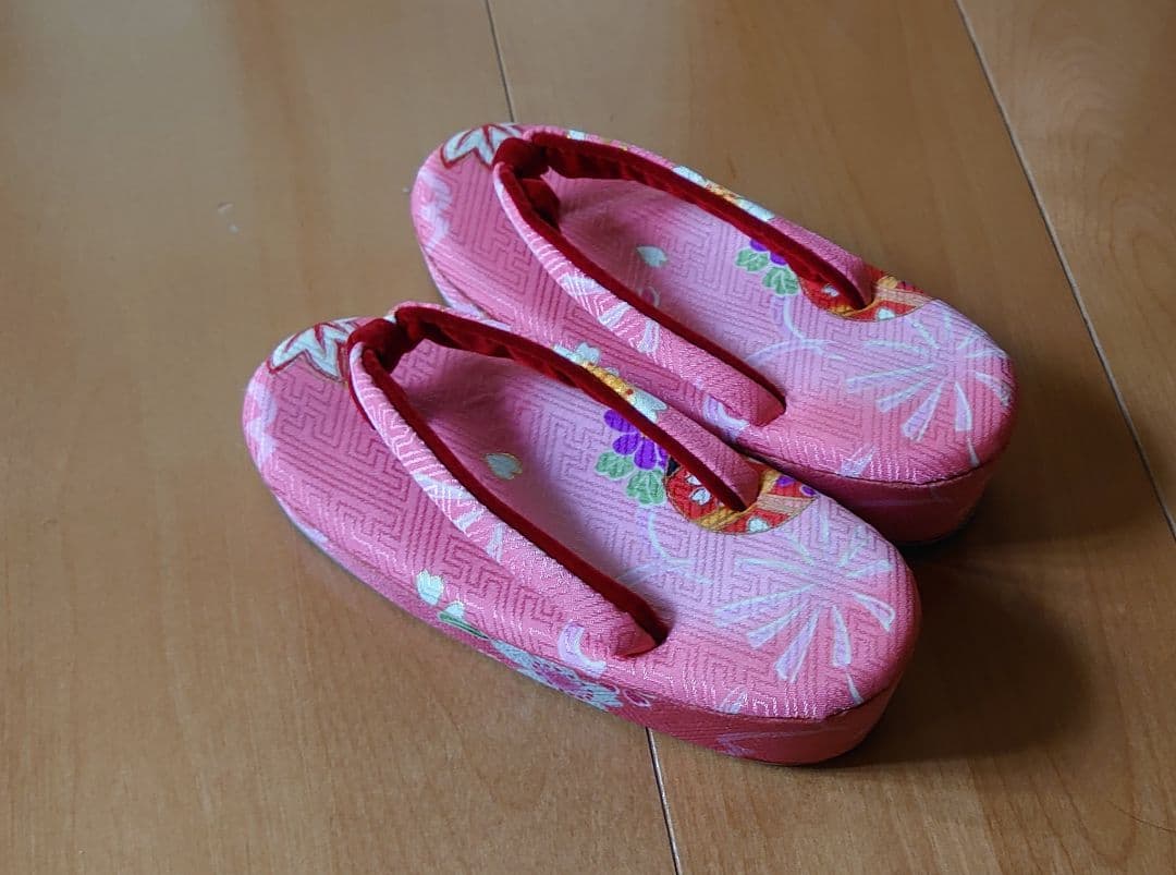 七五三 着物セット 草履 足袋 花柄お祝い着3歳5歳 お正月ひな祭り記念撮影写真