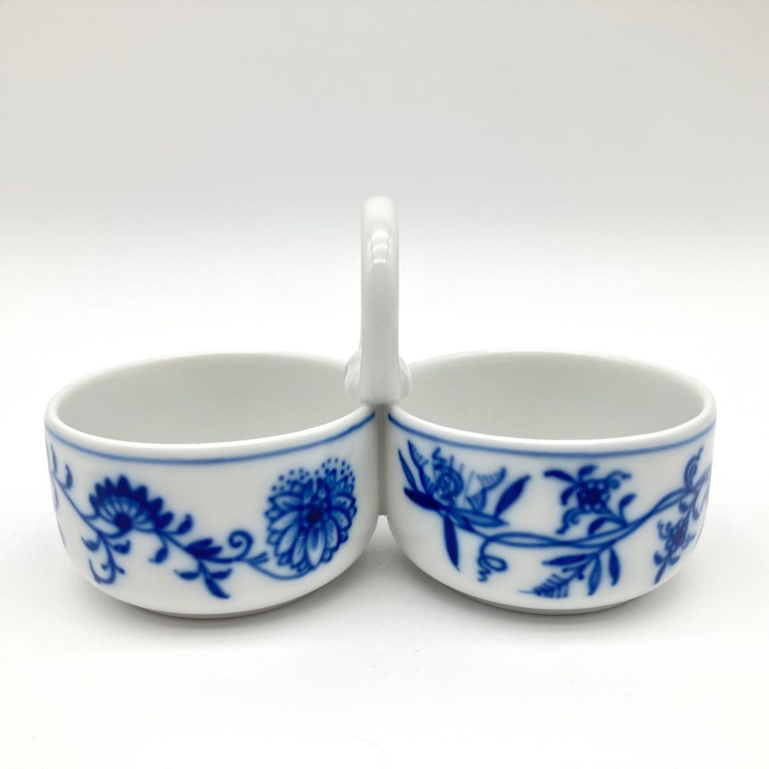 マイセン Meissen ブルーオニオン ソルトセラー 塩 薬味入れ 未使用