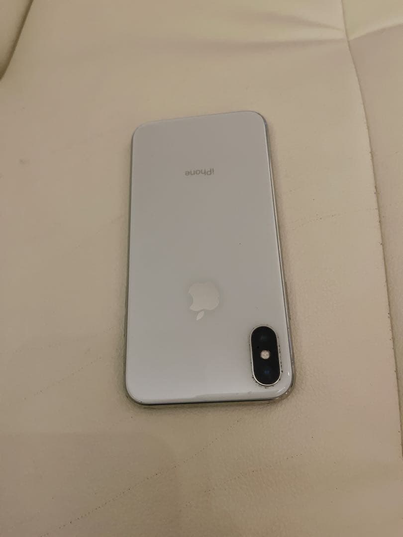 【iPhoneX】 たっぷり256GB 白系シルバー 各種解除済み