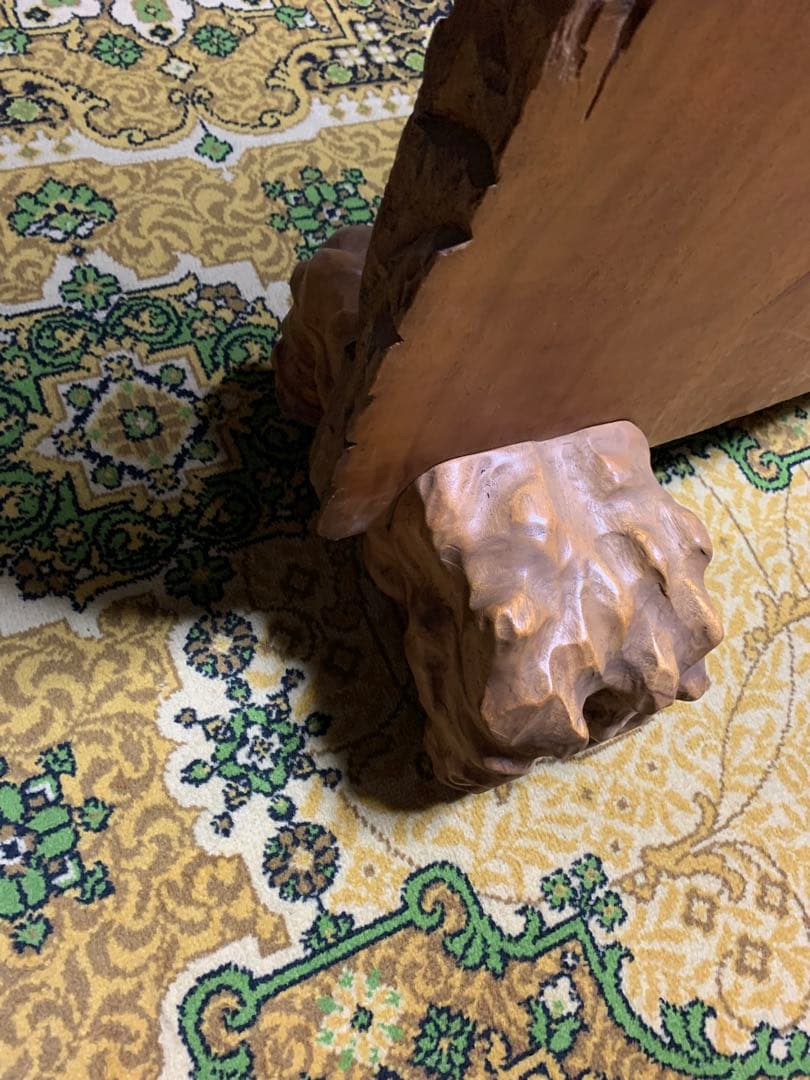 衝立 アンティーク 龍紋 一枚板