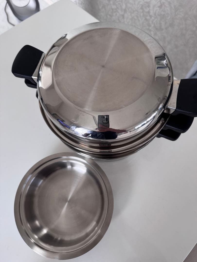 アムウェイクィーン 蒸し器 多層構造