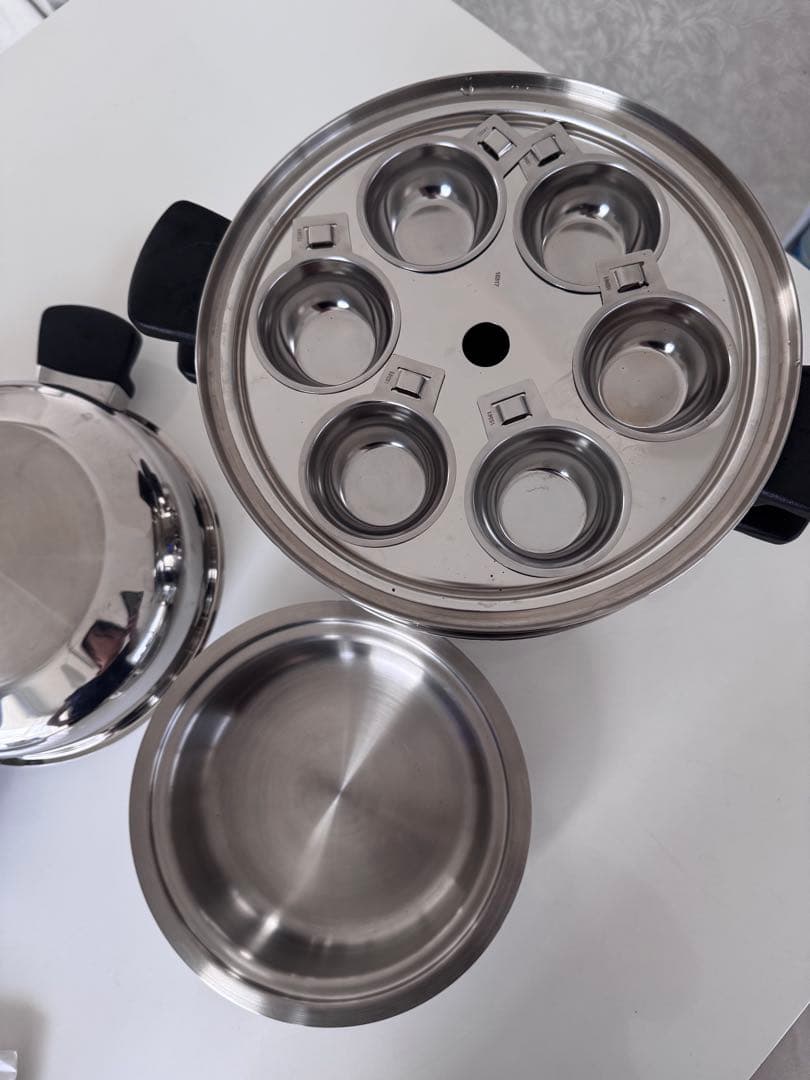 アムウェイクィーン 蒸し器 多層構造