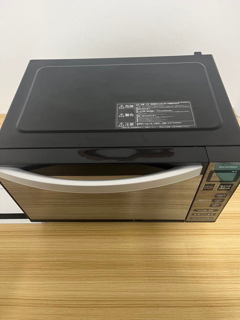 美品 アイリスオーヤマ MO-FM1804-B 電子レンジ 2021年製 送料込