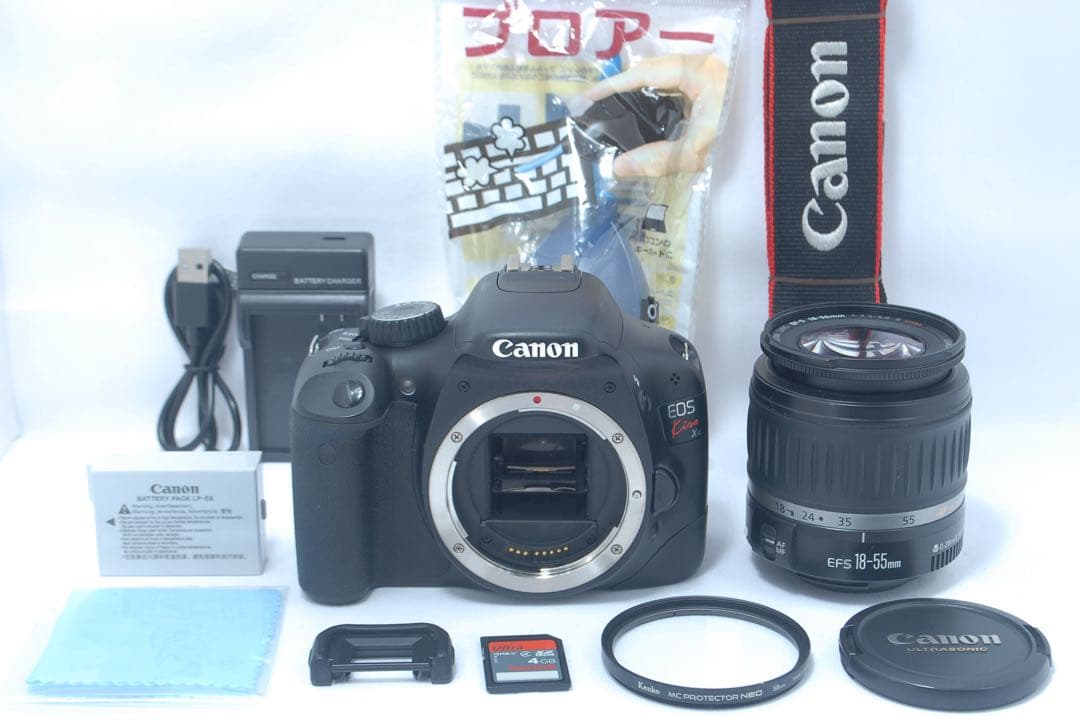 美品✨Canon kiss X4◇初心者おすすめ◇動画OK 即使用可！一眼レフ