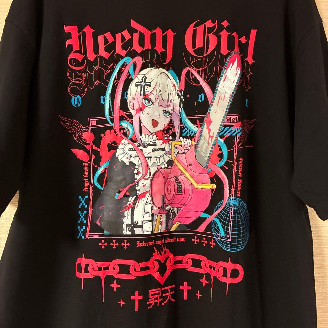 NEEDYGIRLOVERDOSE 超てんちゃんTシャツ