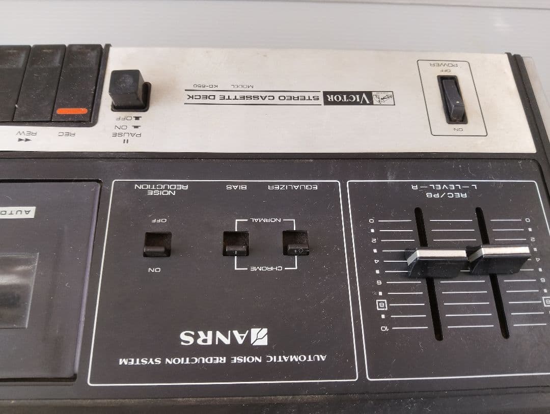 VICTOR KD-656カセットテーププレーヤー 昭和レトロ(あ29)