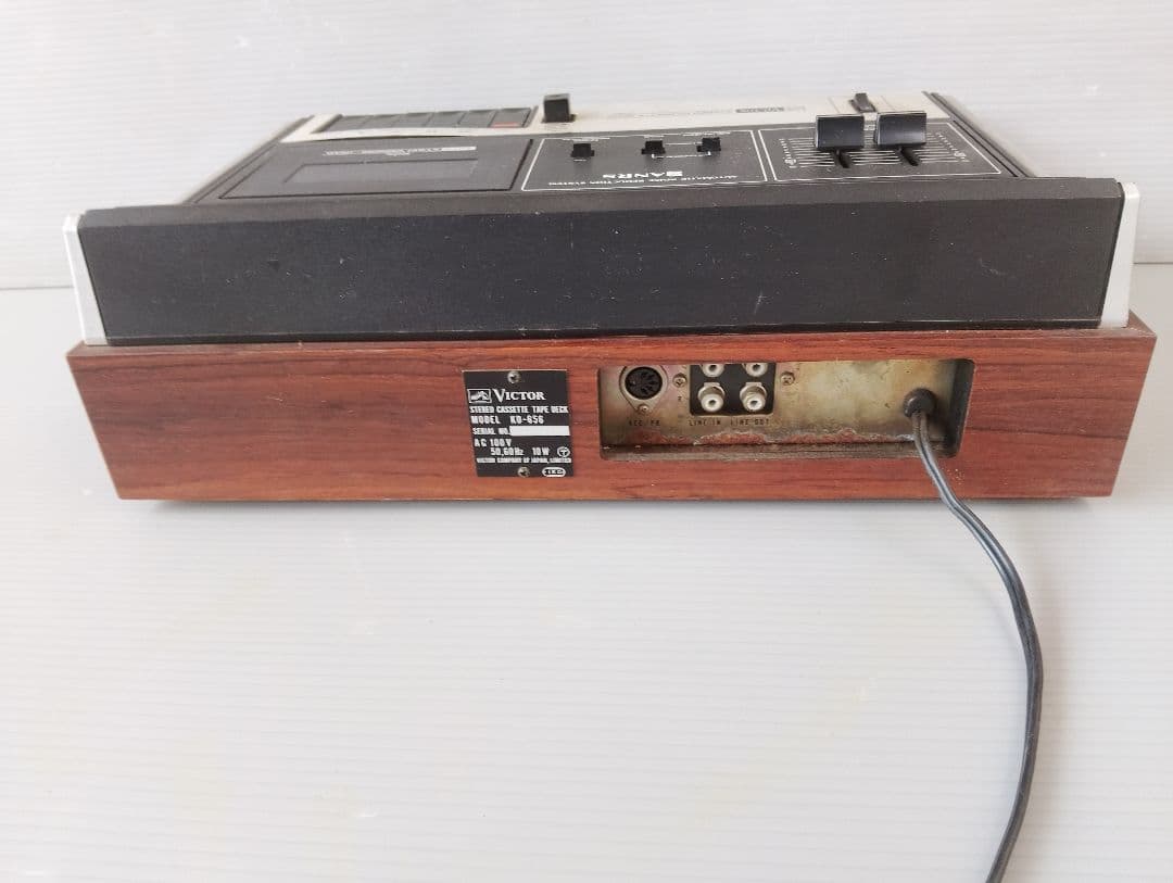 VICTOR KD-656カセットテーププレーヤー 昭和レトロ(あ29)