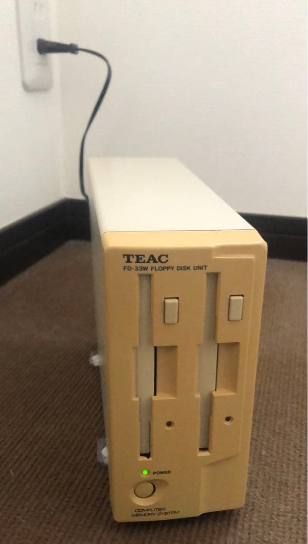 TEAC FD-33W フロッピーディスクダブルドライブ【ジャンク】