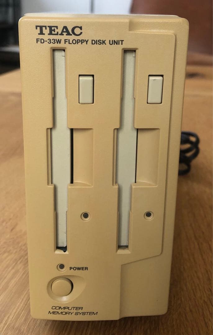 TEAC FD-33W フロッピーディスクダブルドライブ【ジャンク】