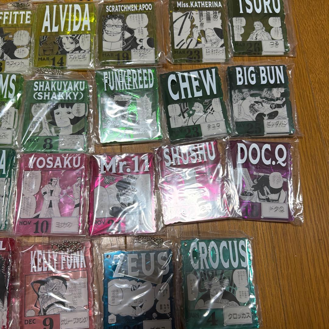 ワンピースベースショップ　一番くじ　アクリルブロック　アクリルチャーム