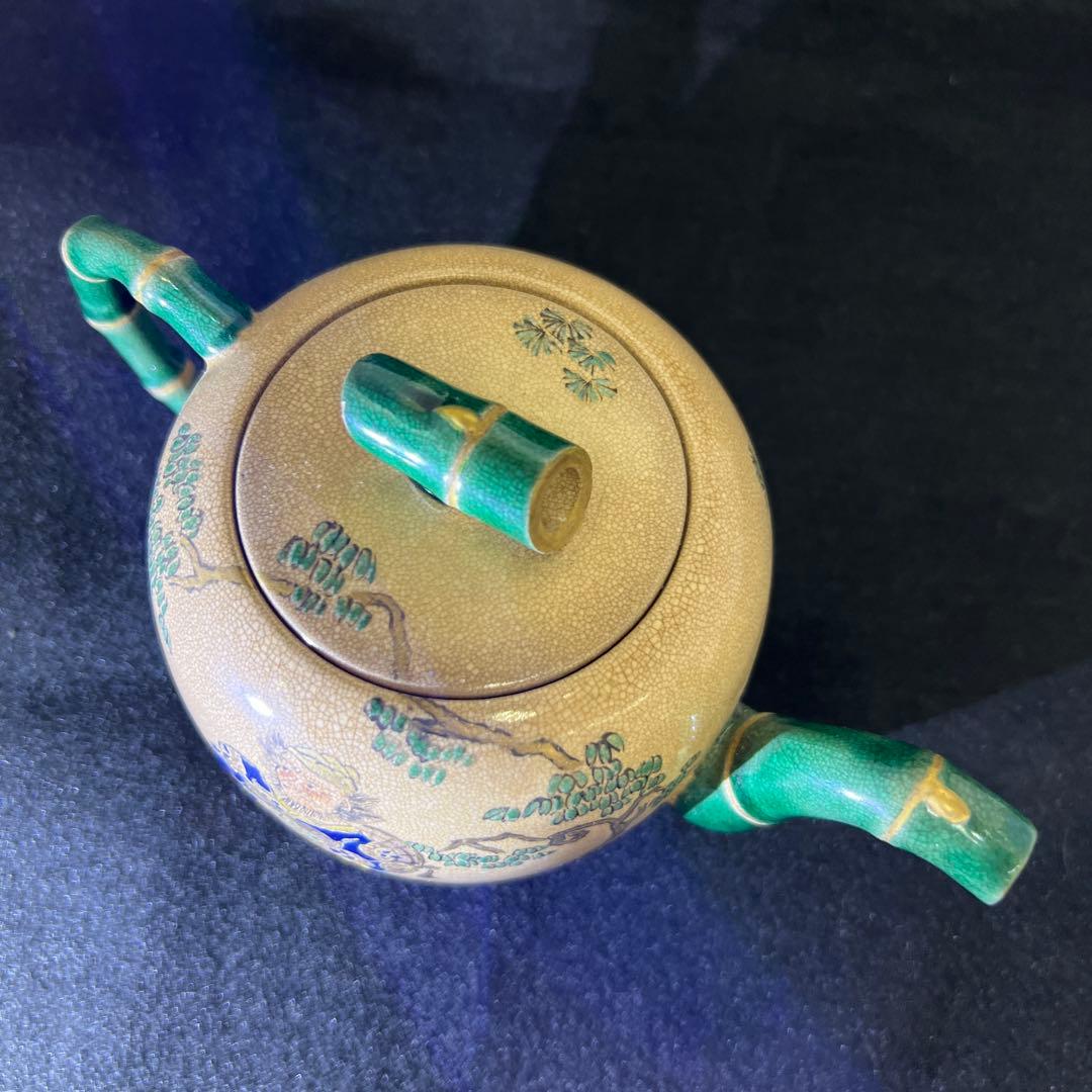 古清水　急須　幅約16.5㎝　東Y8-0217☆2F