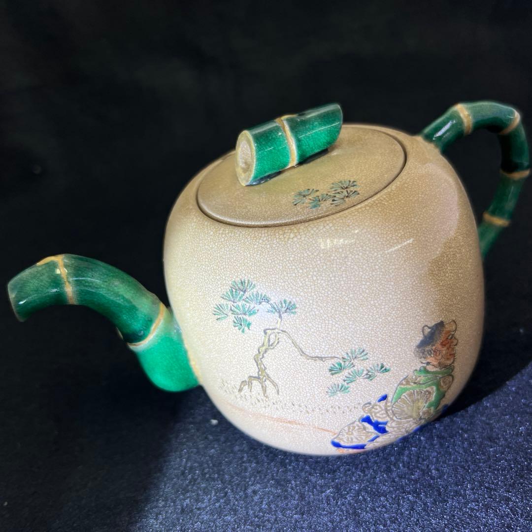 古清水　急須　幅約16.5㎝　東Y8-0217☆2F