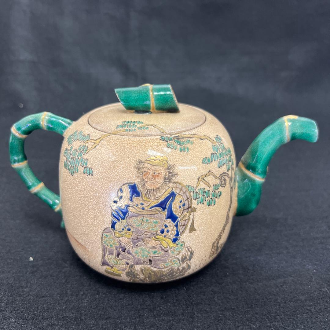 古清水　急須　幅約16.5㎝　東Y8-0217☆2F