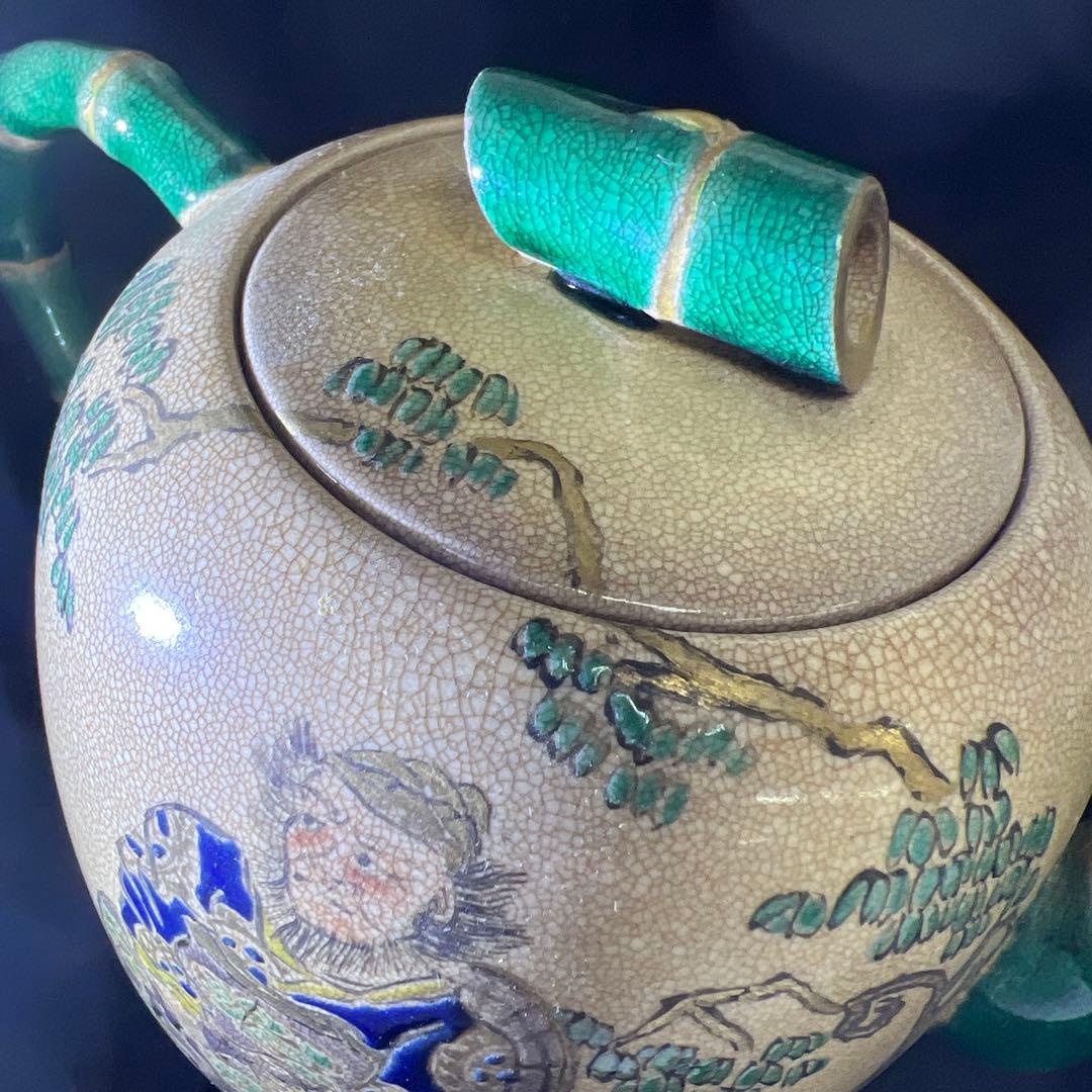 古清水　急須　幅約16.5㎝　東Y8-0217☆2F