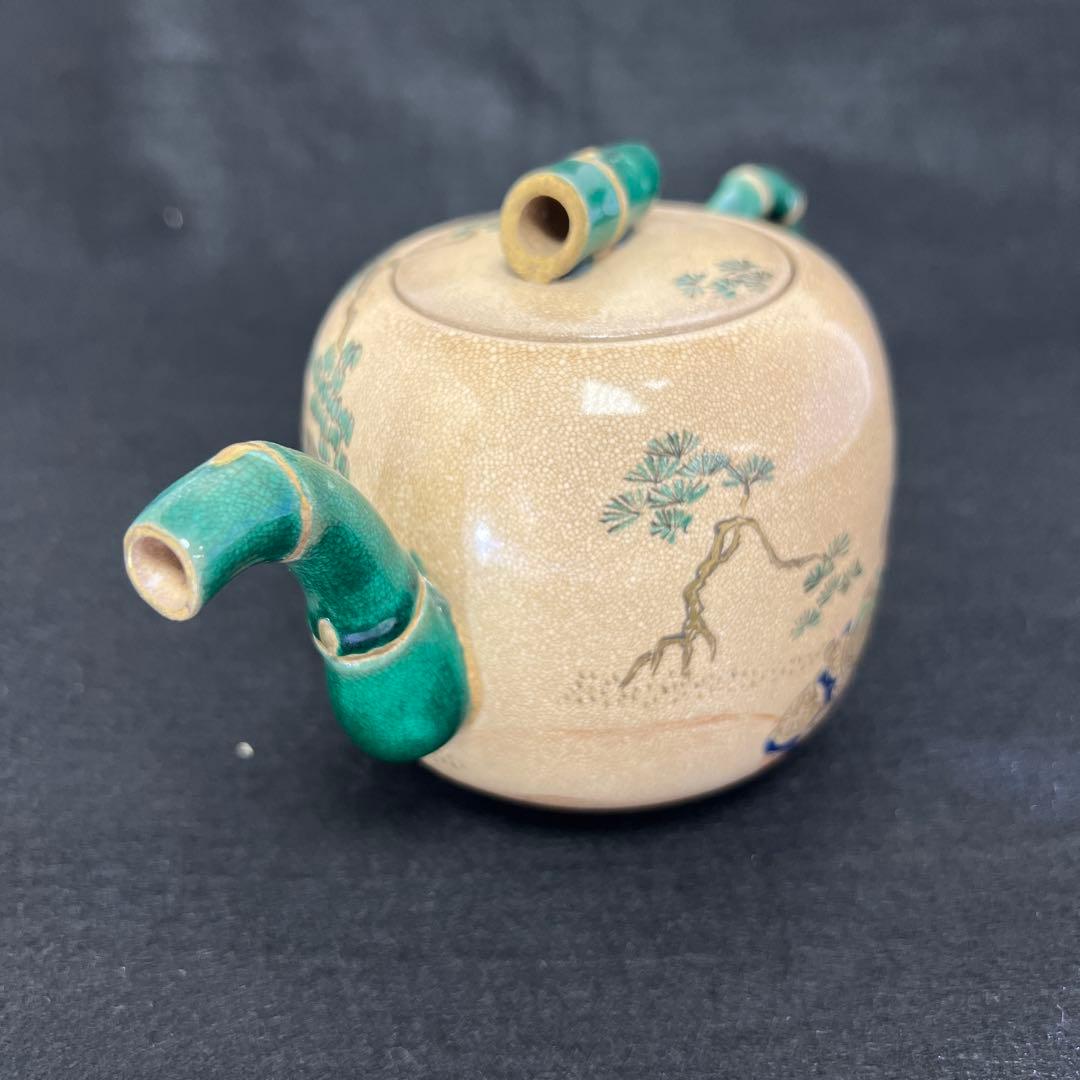 古清水　急須　幅約16.5㎝　東Y8-0217☆2F