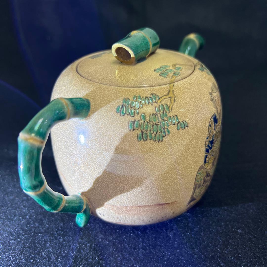 古清水　急須　幅約16.5㎝　東Y8-0217☆2F