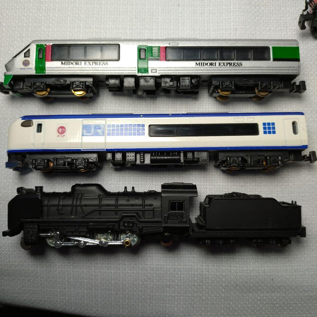 Nゲージ鉄道模型 列車機関車10両セットトレ―ン1/130.1/140 日本製
