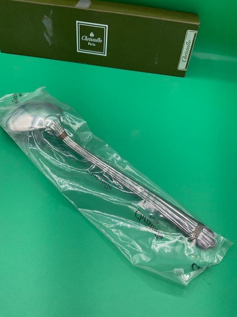 クリストフル アリア　ゴールド　スプーン　サラダサーバー　未開封