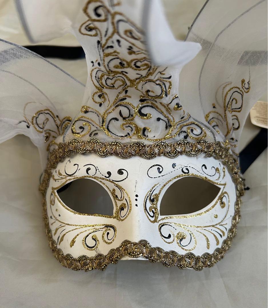 ベネチアン マスク ハーフマスク 仮面 フランス アンティーク