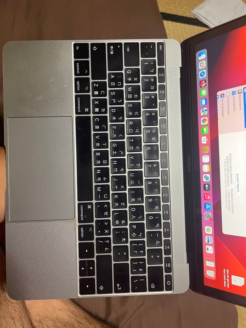 MacBook 12インチ 2016 メモリ8GB SSD256