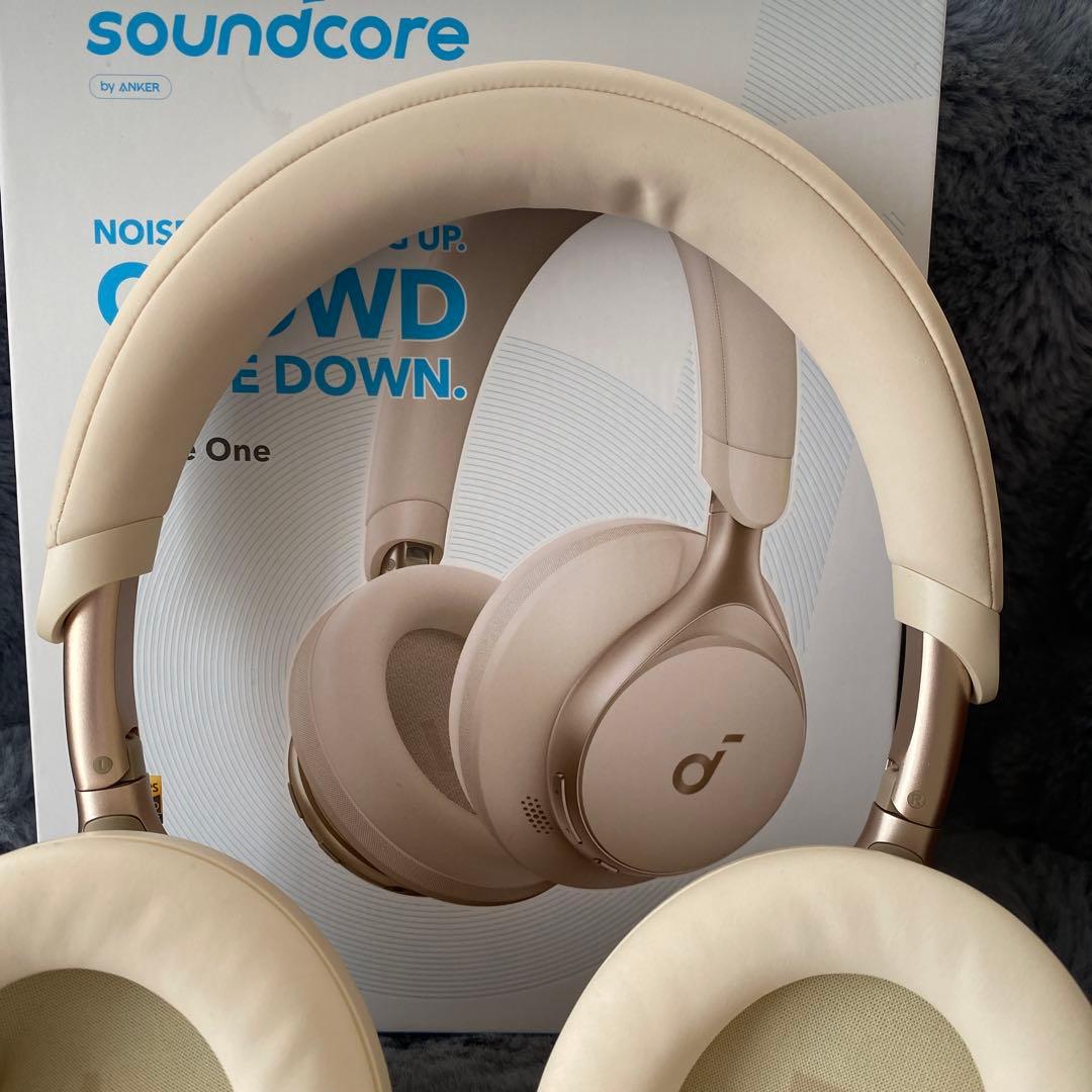 soundcore Space One ワイヤレスヘッドホン ホワイト