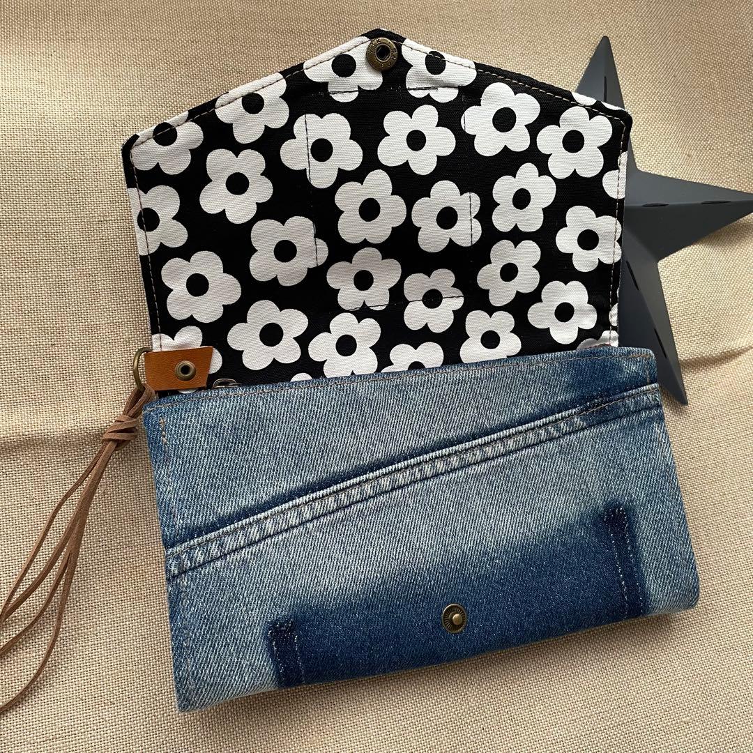 [570]デニム ＊ じゃばらウォレット(大)