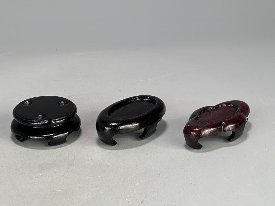 UM1-1中国美術 玉石製　玉製水盂　水洗　墨玉　青玉　白玉　三点まとめ　書道具