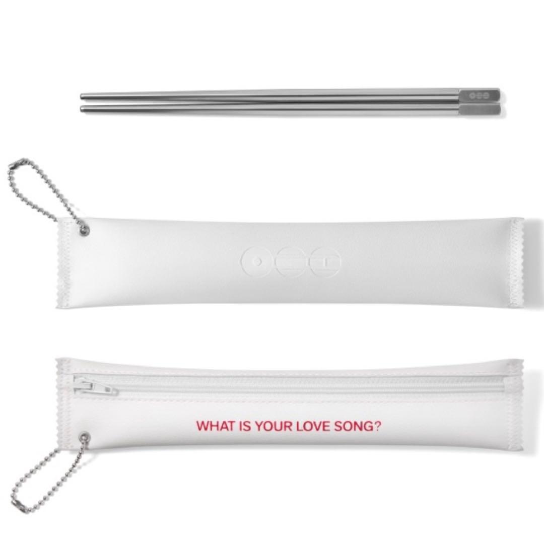 BTS ARIRANG POPUP 扇子　お箸　新品未開封　新聞付き！