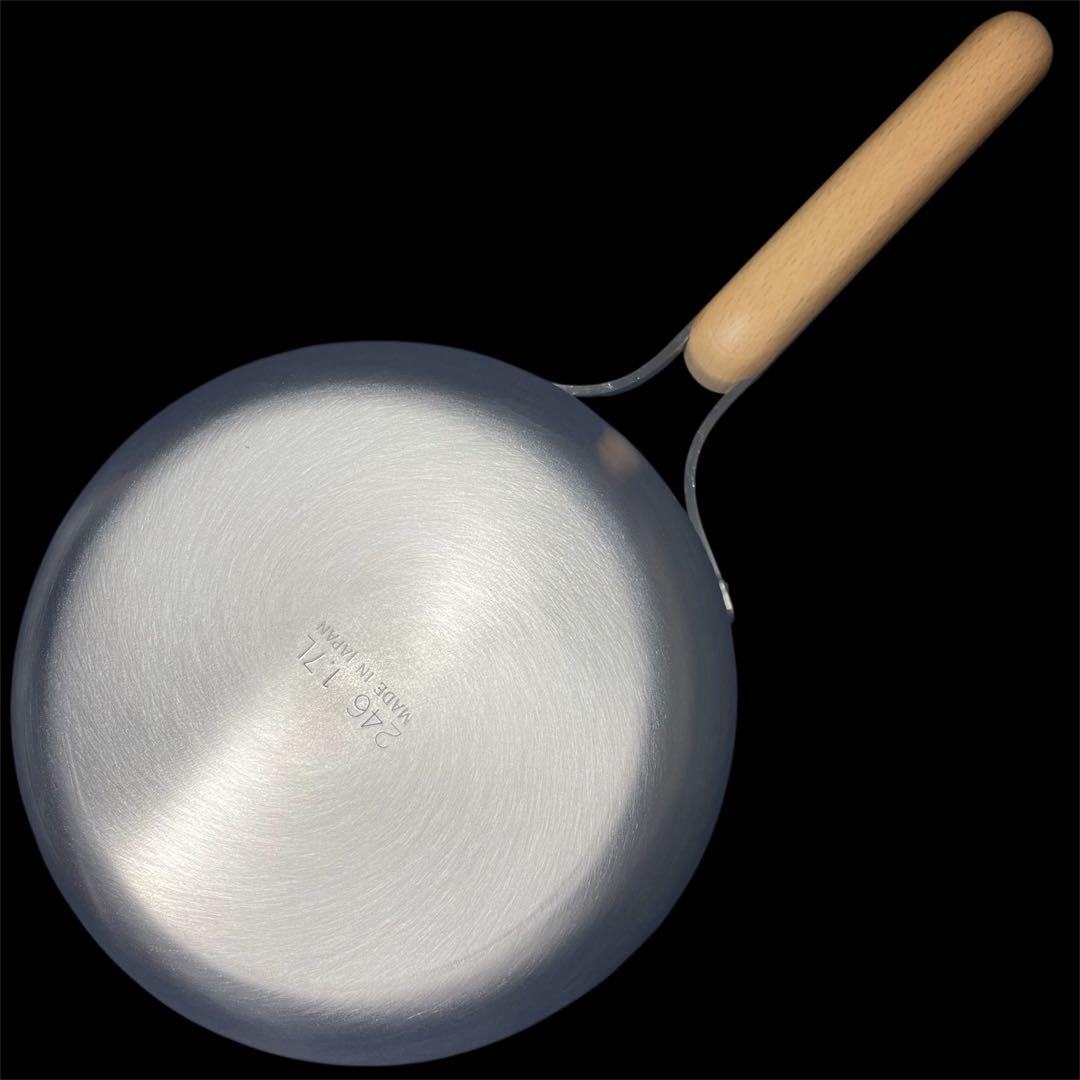 エンゾウ 雪平鍋 18cm 1.7L IH対応 ステンレス 日本製 目盛付き