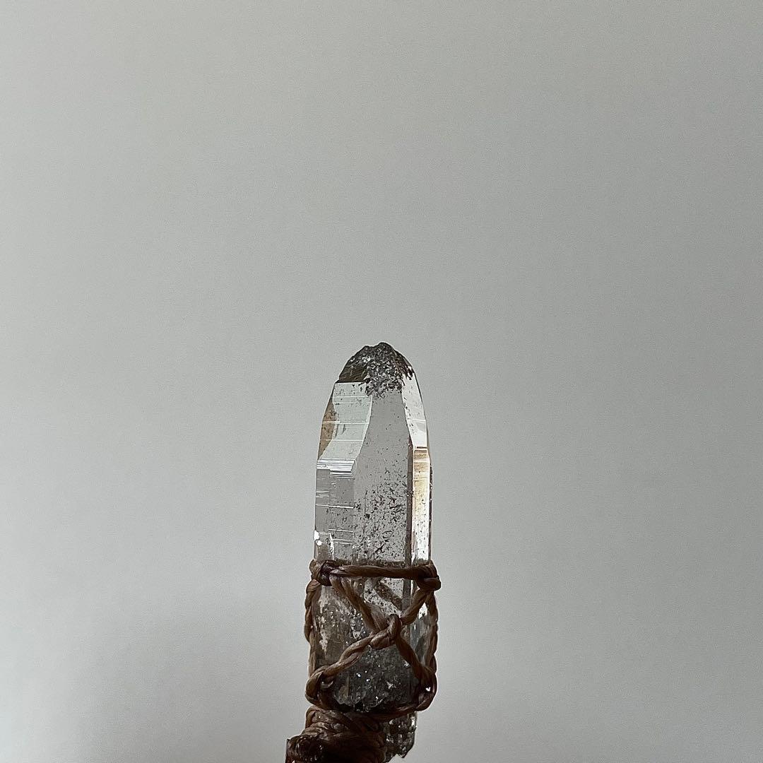 ヒマラヤ水晶 ガネッシュヒマール ＊ マクラメペンダント ネックレス 54