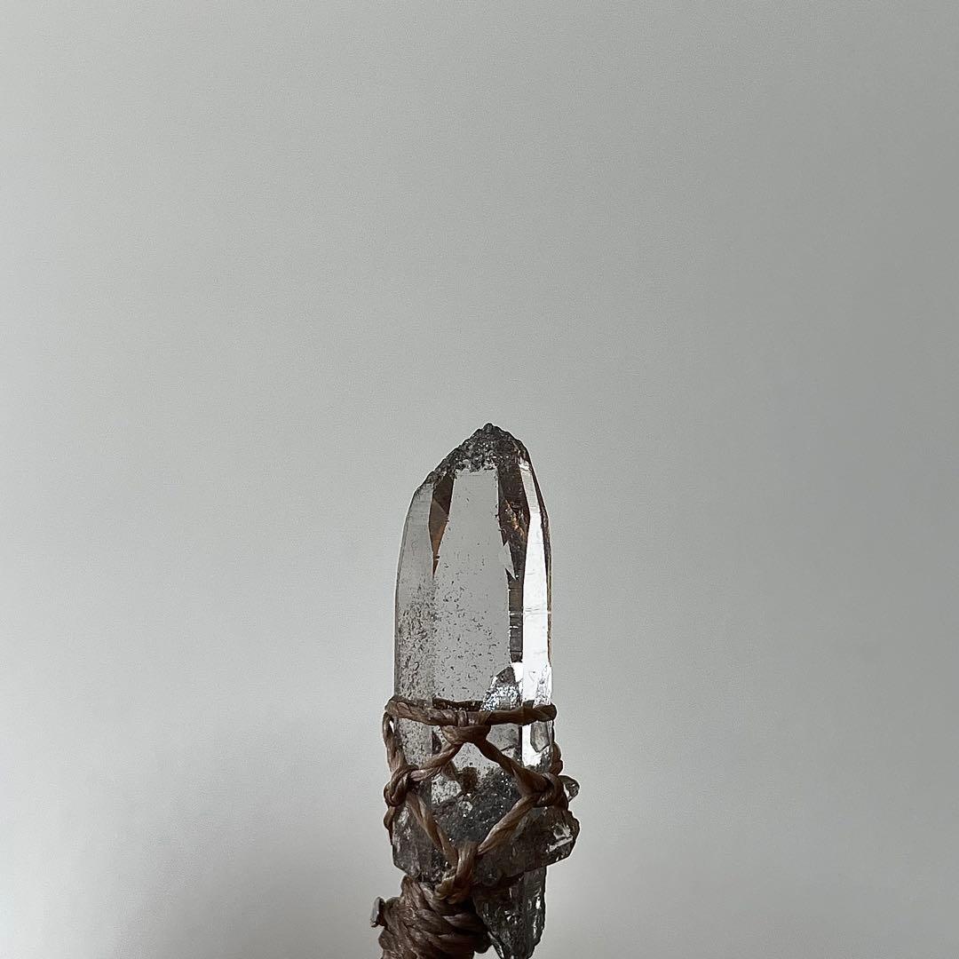 ヒマラヤ水晶 ガネッシュヒマール ＊ マクラメペンダント ネックレス 54