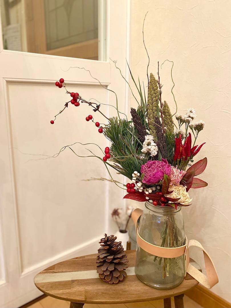 ⚠️専用品⚠️ 自然素材 のみ しめ飾り 「紬」 大 お正月飾り しめ縄 縁起物