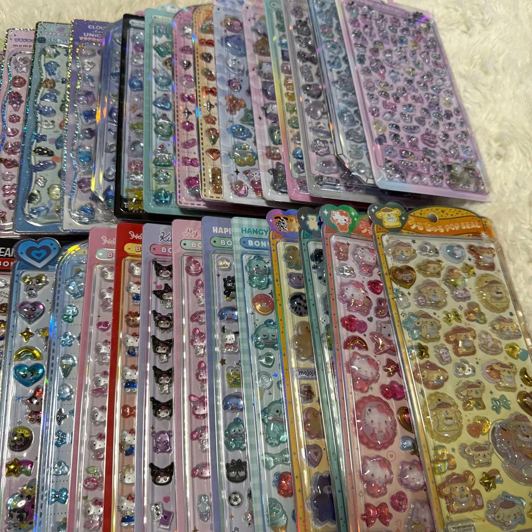 【正規品40点】ボンボンドロップシールまとめ売り サンリオ　ディズニーno.44
