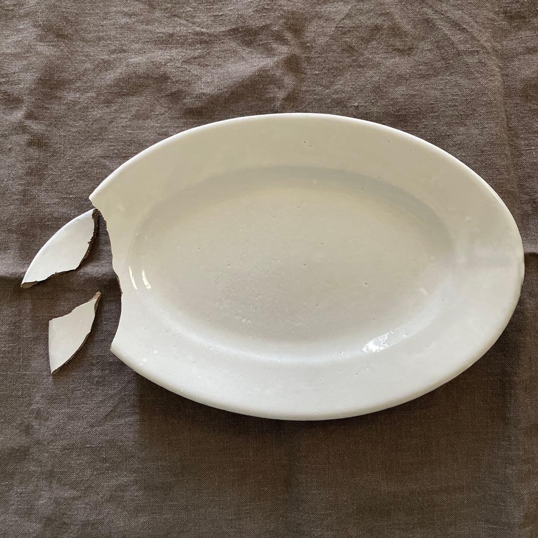 【金継ぎ用】アスティエ・ド・ヴィラット Sobre 22cm オーバルプレート