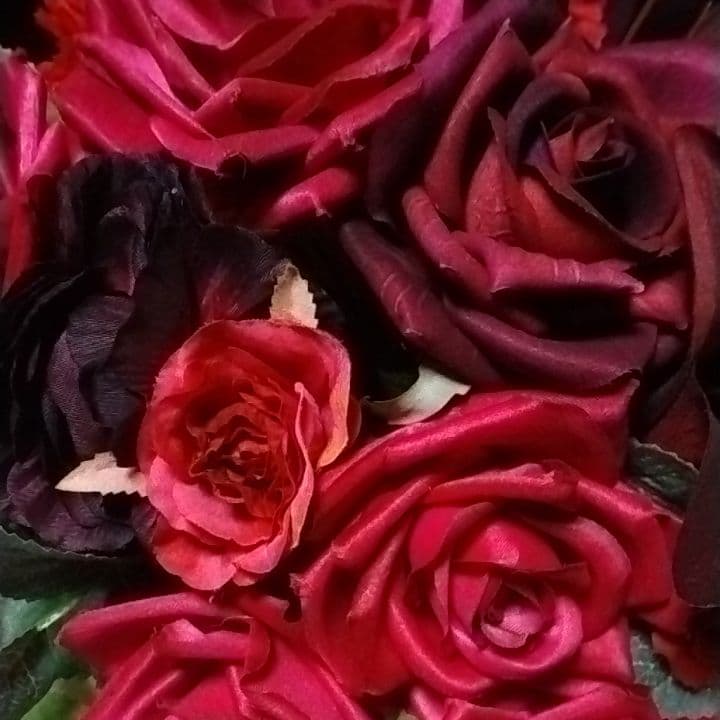 薔薇のブーケ  ＆   ブートニア   造花