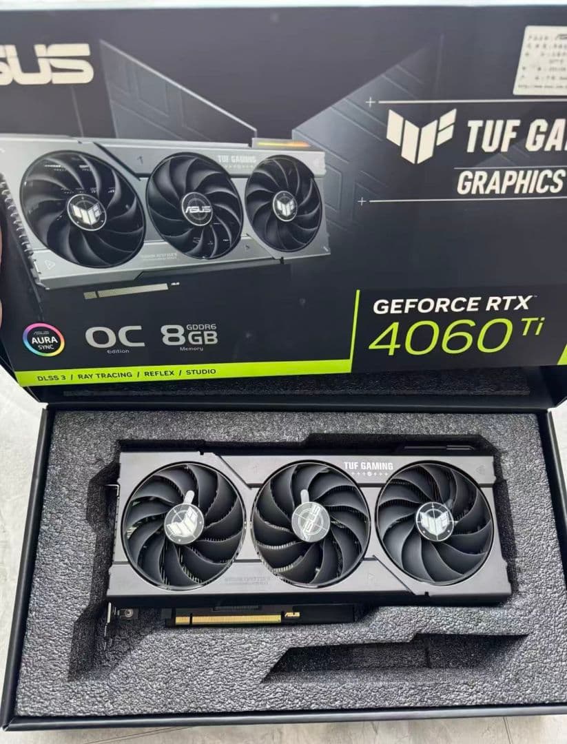 グラフィックボード・グラボ・ビデオカード ASUS TUF Gaming GeForce RTX 4060 Ti 8GB