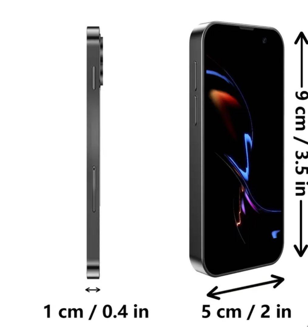 ミニ スマートフォン 3G ネットワーク対応 携帯電話 HD GPS搭載 ブルー