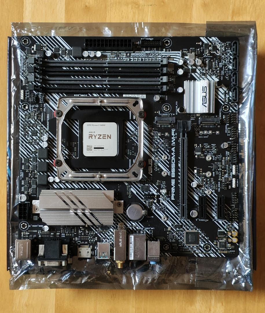 自作PCパーツセット Ryzen 5600G/DDR4 32GB/B550M-A