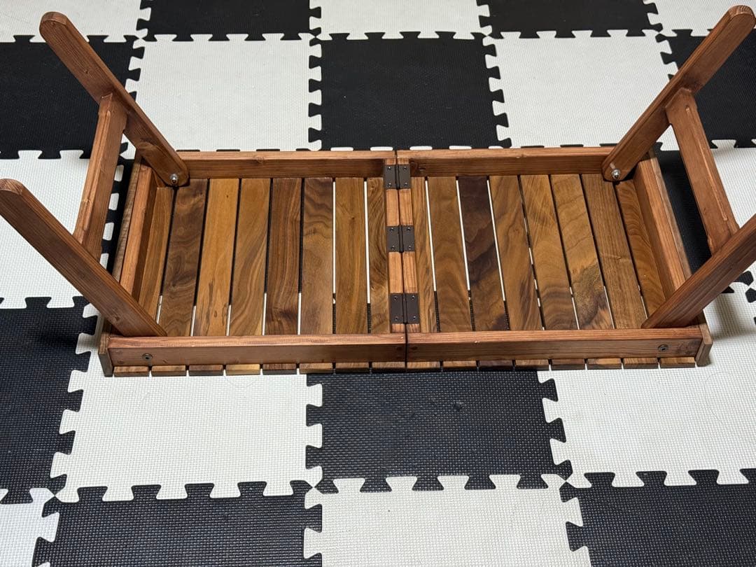 最終値下げ！俺のMOKKIN風自作テーブル ウォールナット